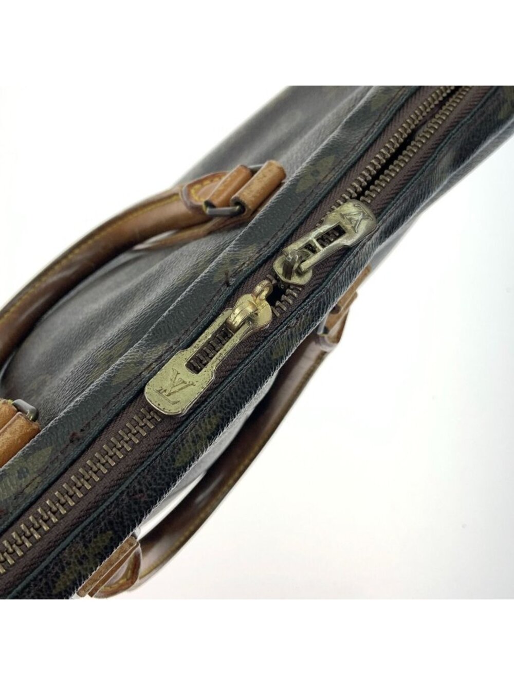Louis Vuitton Monogram Porte Document Voyage Business Bag Brown - Picture 3 of 9